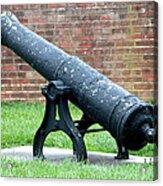 Black Canon At Fort Mchenry Acrylic Print