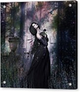 Black Rose Gothic Acrylic Print
