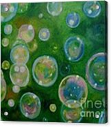 Blowing Bubbles Acrylic Print