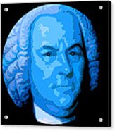 Blue Bach Acrylic Print