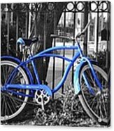 Blue Bike Acrylic Print
