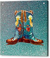 Blue Boots Acrylic Print