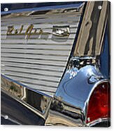 Blue Chevy Bel Air Acrylic Print