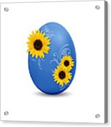 Blue Easter Egg Acrylic Print