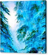 Blue Forest Acrylic Print
