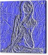 Blue Madonna Acrylic Print