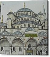 Blue Mosque Istanbul Turkey Acrylic Print