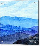 Blue Ridge Mountains Acrylic Print