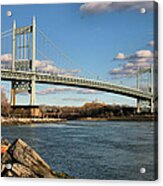 Blue Skies Over The Triboro Acrylic Print