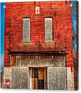 Boarded Up Acrylic Print