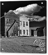 Bodie Ghost Town In Black And White Acrylic Print
