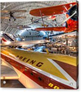 Boeing Aviation Hanger Acrylic Print