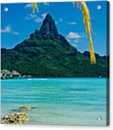 Bora Bora Mount Otemanu Acrylic Print