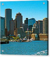Boston Harbor Acrylic Print