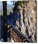 Box Canyon Dam Railroad Crossing Acrylic Print