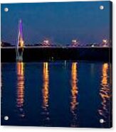 Bridge At Night Acrylic Print