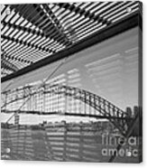 Bridge Through The Window Acrylic Print