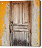 Brightly Colored Door And Wall Acrylic Print