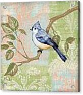 Brocade Songbird Ii Acrylic Print