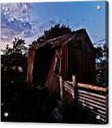 Brokeback Barn Acrylic Print