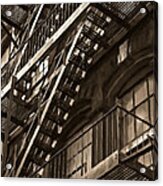 Brooklyn Fire Escapes Acrylic Print