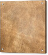 Brown Leather Texture Closeup For Background And Design Works Acrylic Print