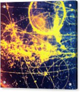Bubble Chamber Image Of Neutrino Event Acrylic Print