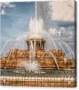 Buckingham Fountain Acrylic Print