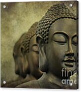Buddha Bronze Acrylic Print