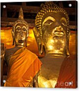 Buddhist Statues D - Photography By Jo Ann Tomaselli Acrylic Print