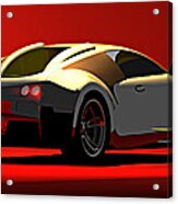 Bugatti Veyron Acrylic Print