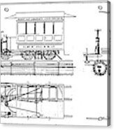 Cable Car Patent, 1873 Acrylic Print