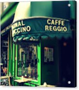 Caffe Reggio Acrylic Print