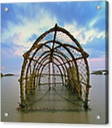 Cages With Fish Traps Acrylic Print