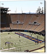 Cal Golden Bears California Memorial Stadium Berkeley California 5d24703 Acrylic Print