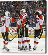 Calgary Flames V Columbus Blue Jackets Acrylic Print