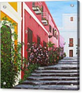 Callejon En El Viejo San Juan Acrylic Print