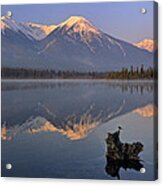 Canadian Rocky Mountain Spring Landscape Acrylic Print