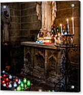 Candlelit Altar Acrylic Print
