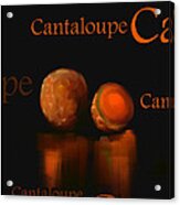 Cantaloupe - Fruit And Veggie Series - #4 Acrylic Print