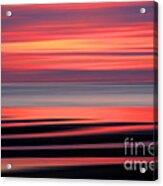 Cape Cod Sunset Abstract Acrylic Print