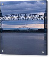 Cape Cod Train Bridge Acrylic Print