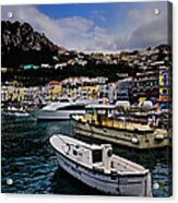 Capri The Harbour Acrylic Print