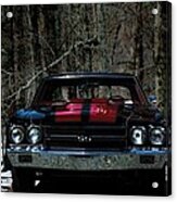 Car Art Chevy Chevelle Ss Hdr Acrylic Print