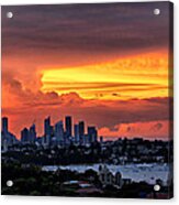 Caramel Sky Acrylic Print