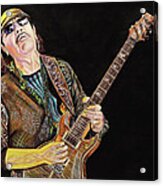 Carlos Santana Acrylic Print