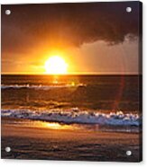 Carolina Beach Sunrise Acrylic Print