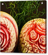 Carved Fruit Acrylic Print