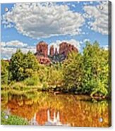 Cathedral Rock Tone Mapped Acrylic Print