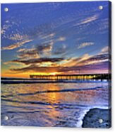 Cayucos Sunset Acrylic Print